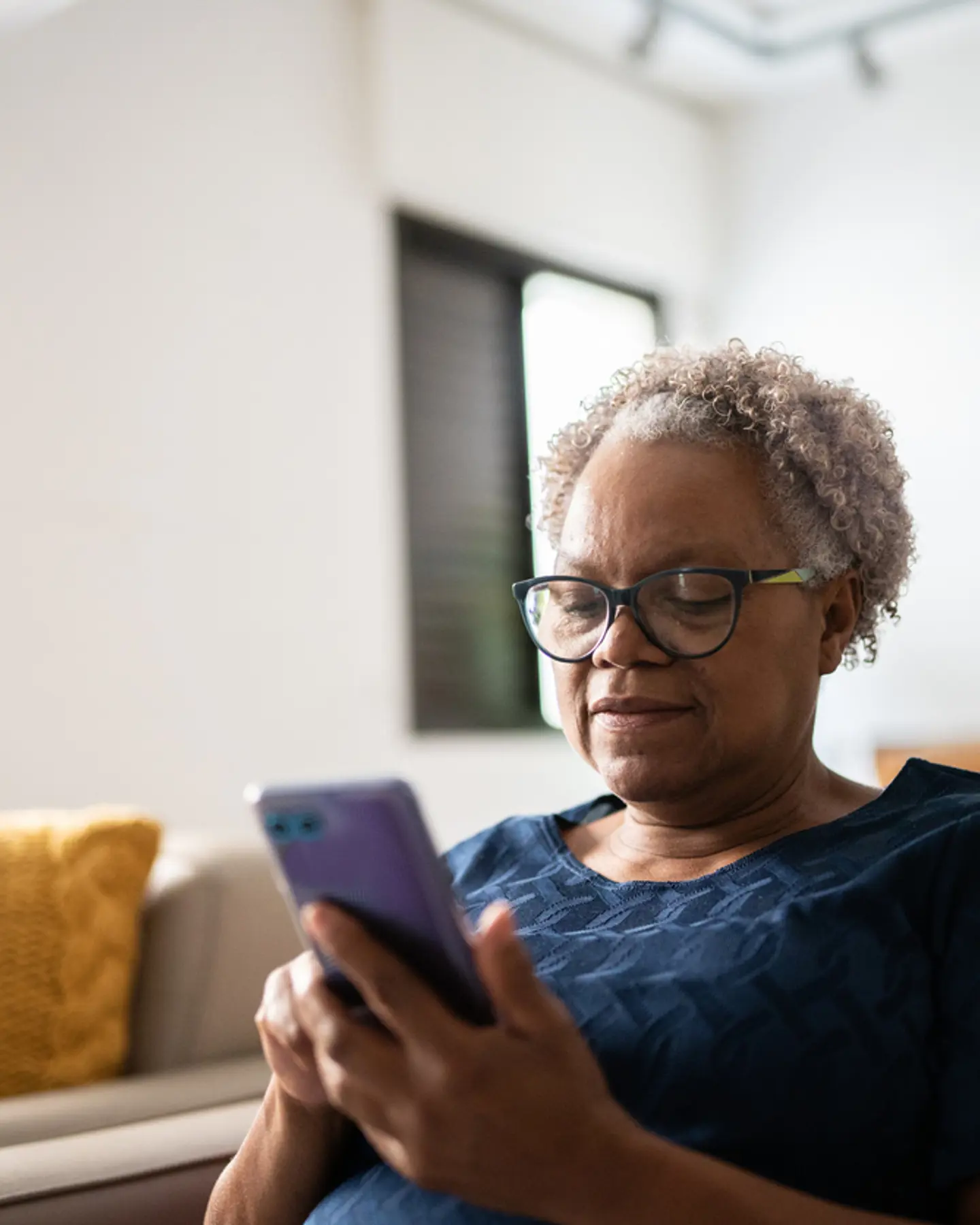 Woman Using Phone