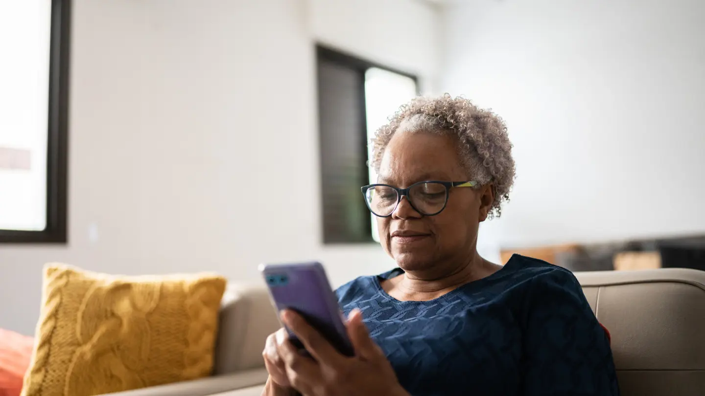 Woman Using Phone